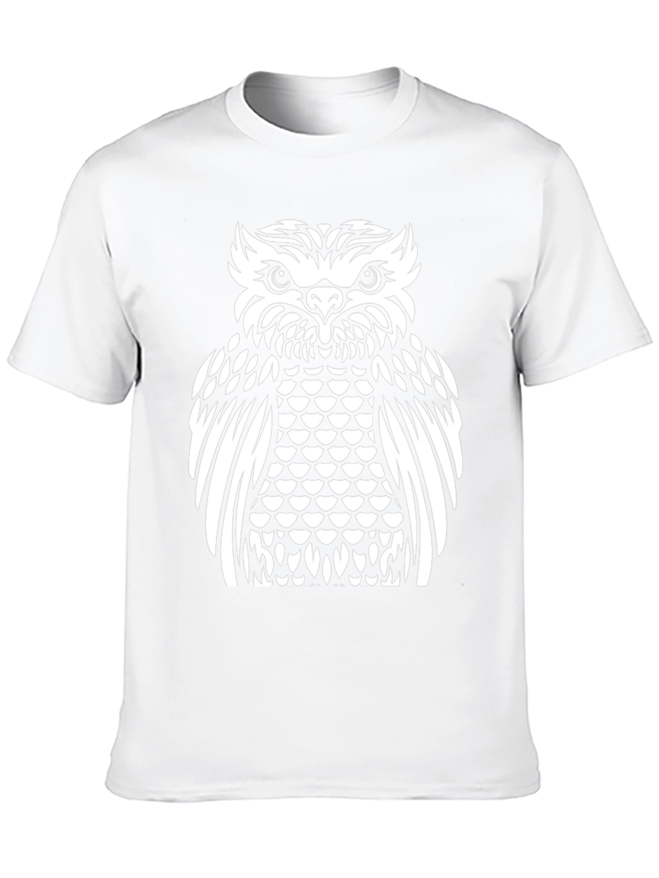 Owl Graphic Tee - Stylish Black Cotton Shirt