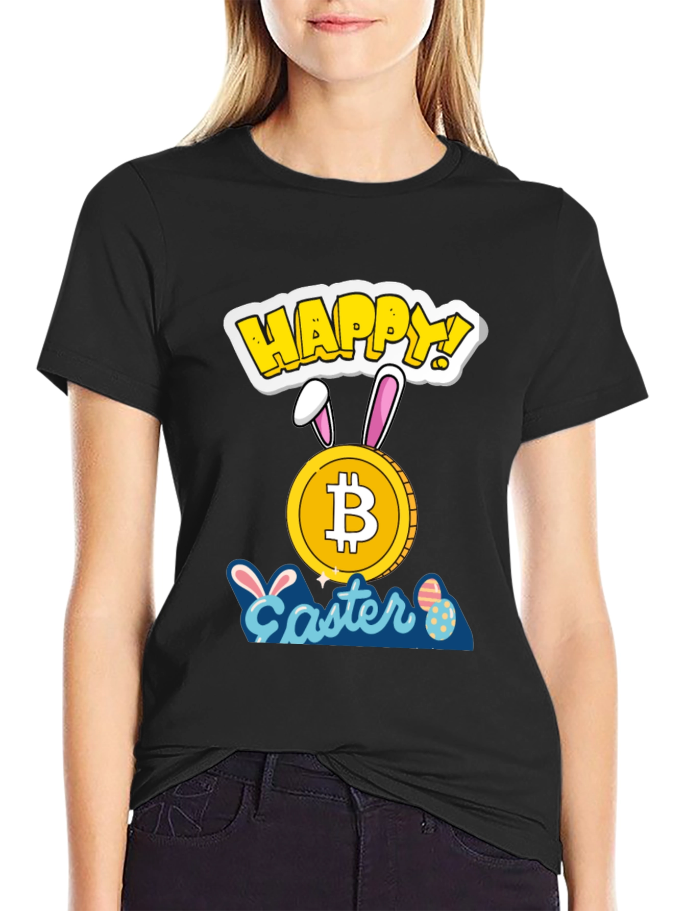 Bitcoin Easter T-Shirt - Crypto Bunny Tee