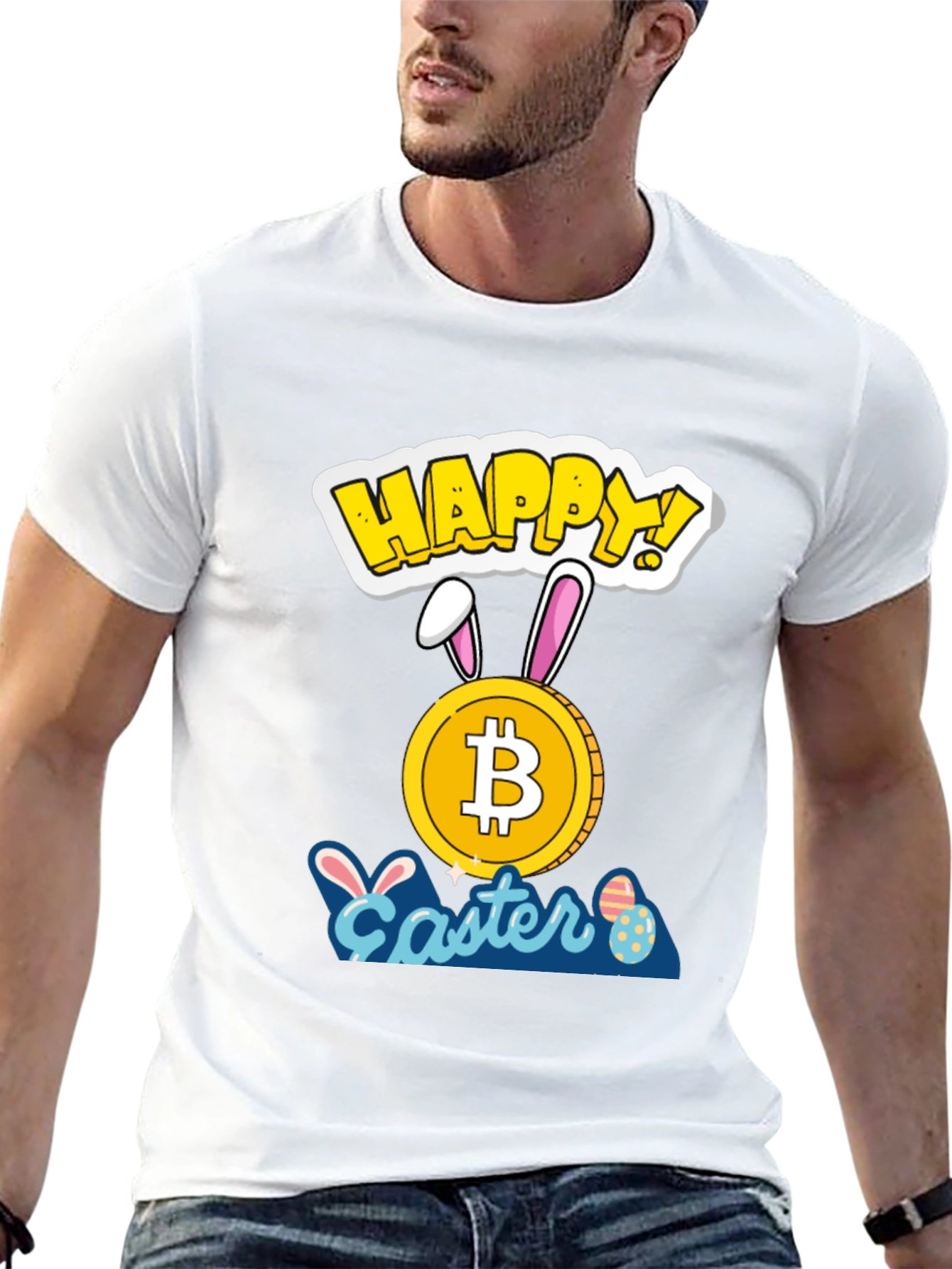 Bitcoin Easter T-Shirt - Crypto Bunny Tee