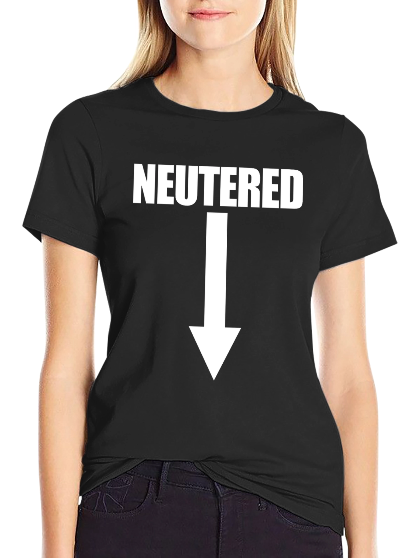 Neutered Arrow T-Shirt - Funny Novelty Graphic Tee
