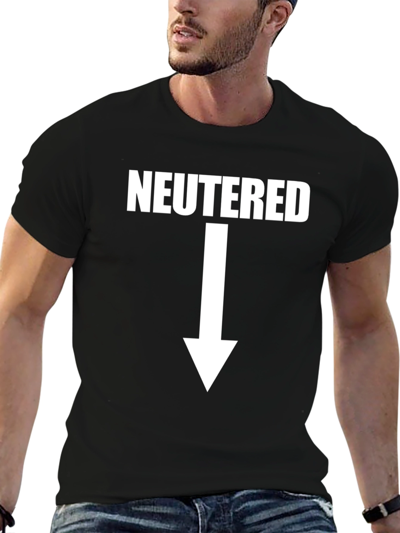 Neutered Arrow T-Shirt - Funny Novelty Graphic Tee