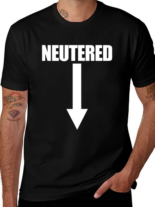 Neutered Arrow T-Shirt - Funny Novelty Graphic Tee