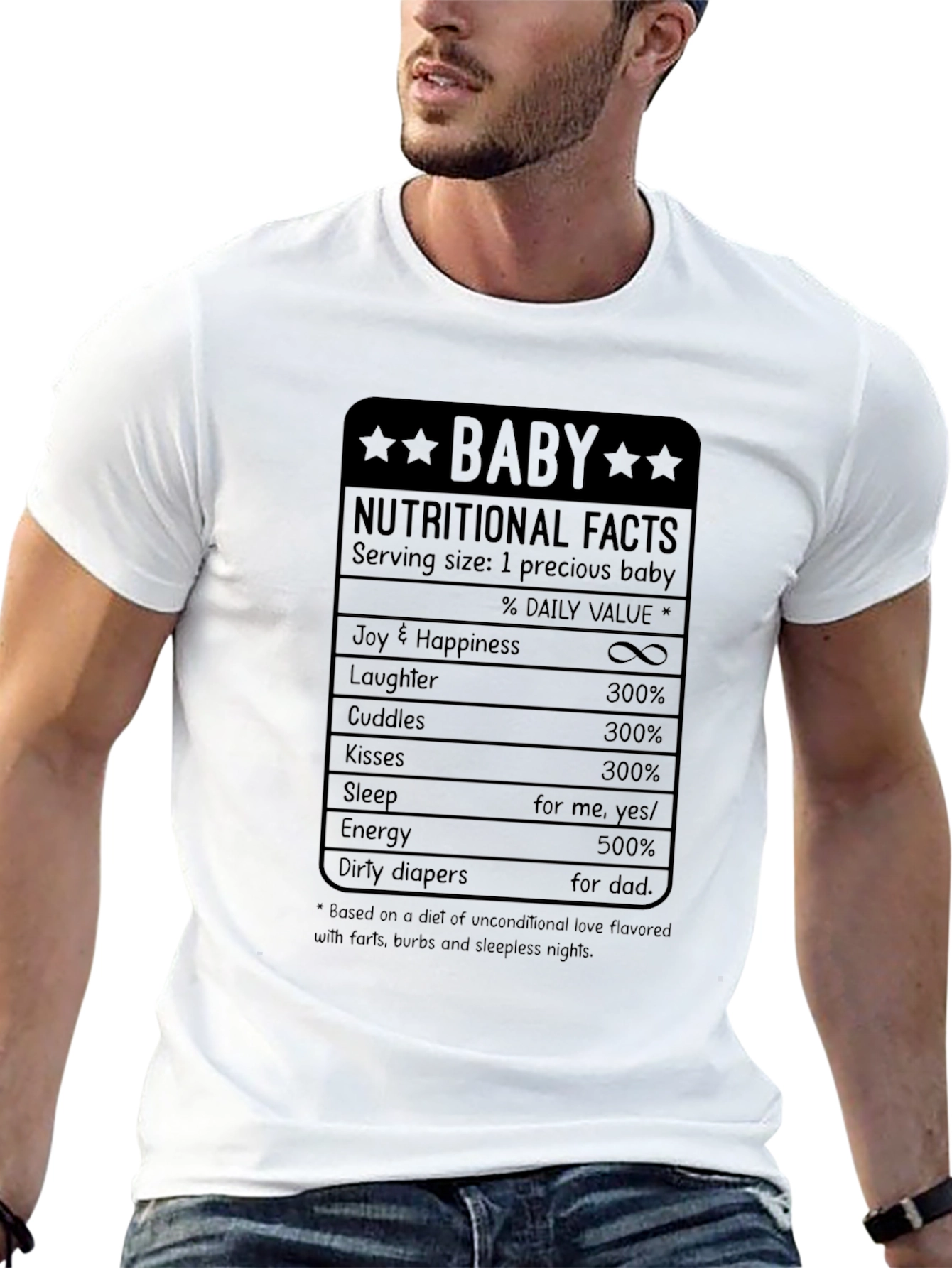 Baby Nutritional Facts Novelty T-Shirt
