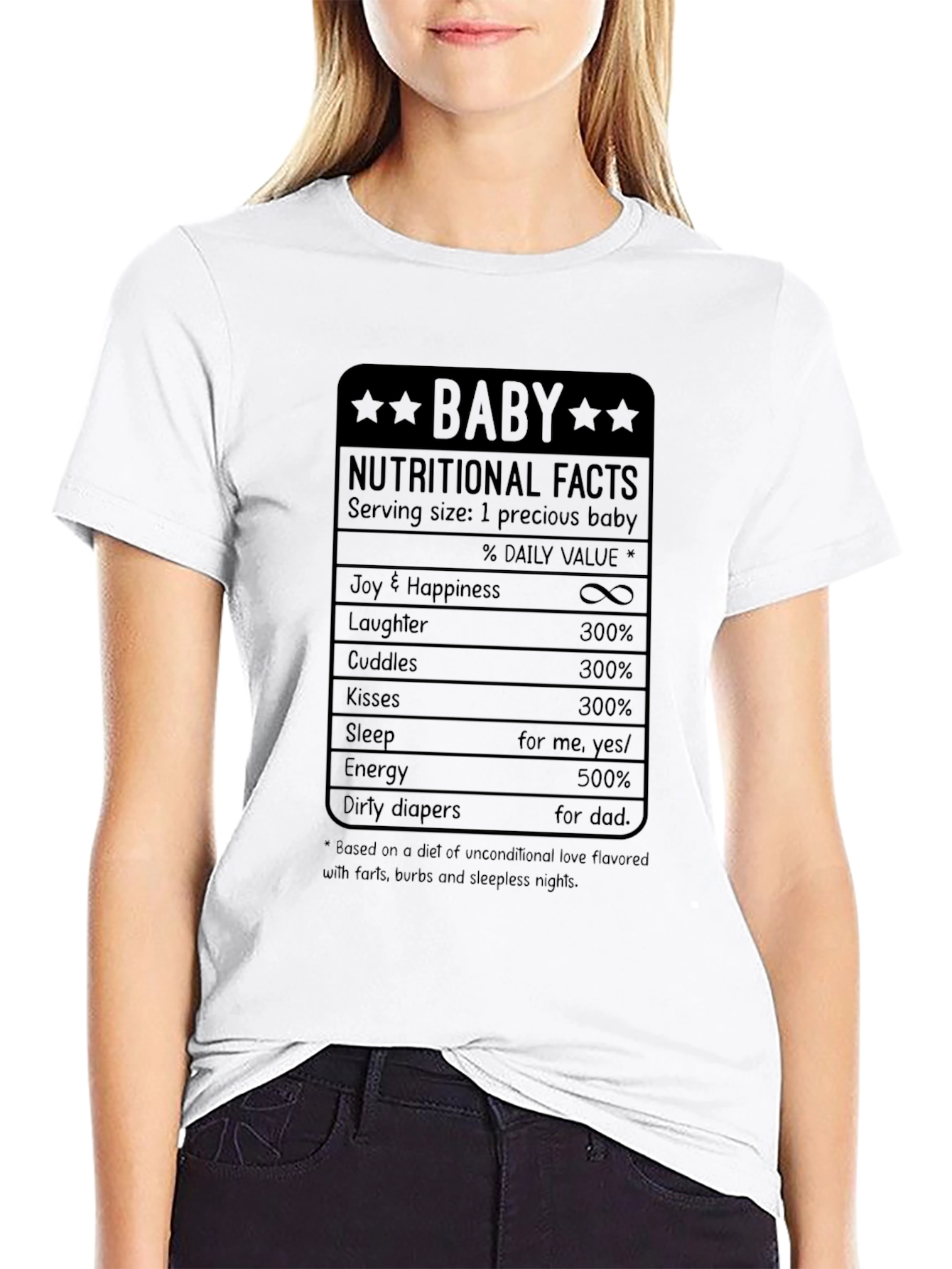 Baby Nutritional Facts Novelty T-Shirt