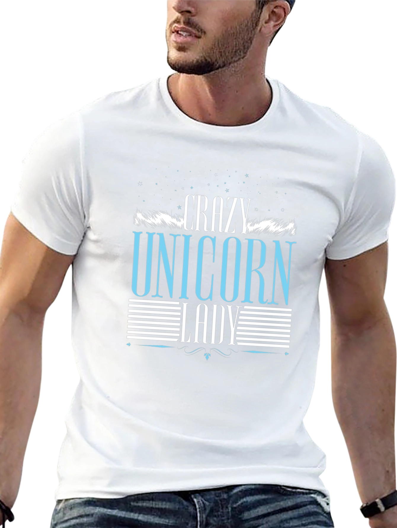 Crazy Unicorn Lady Graphic Tee