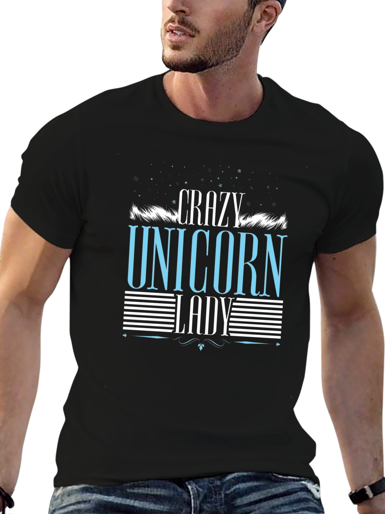 Crazy Unicorn Lady Graphic Tee