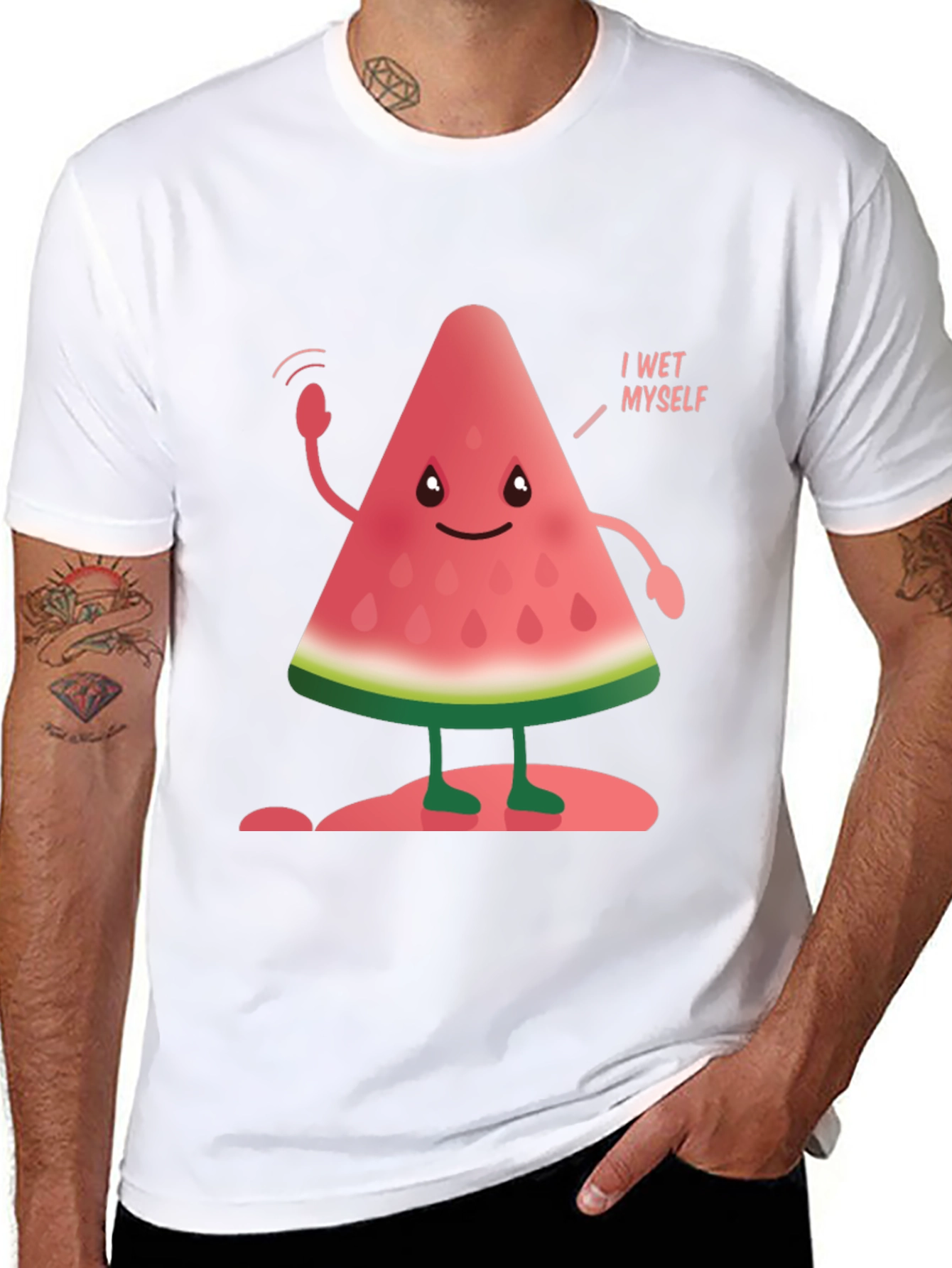 Funny Watermelon Graphic T-Shirt