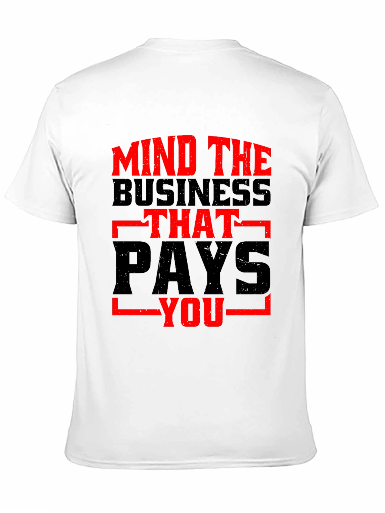 Mind the Business Graphic Tee - Bold Black Shirt