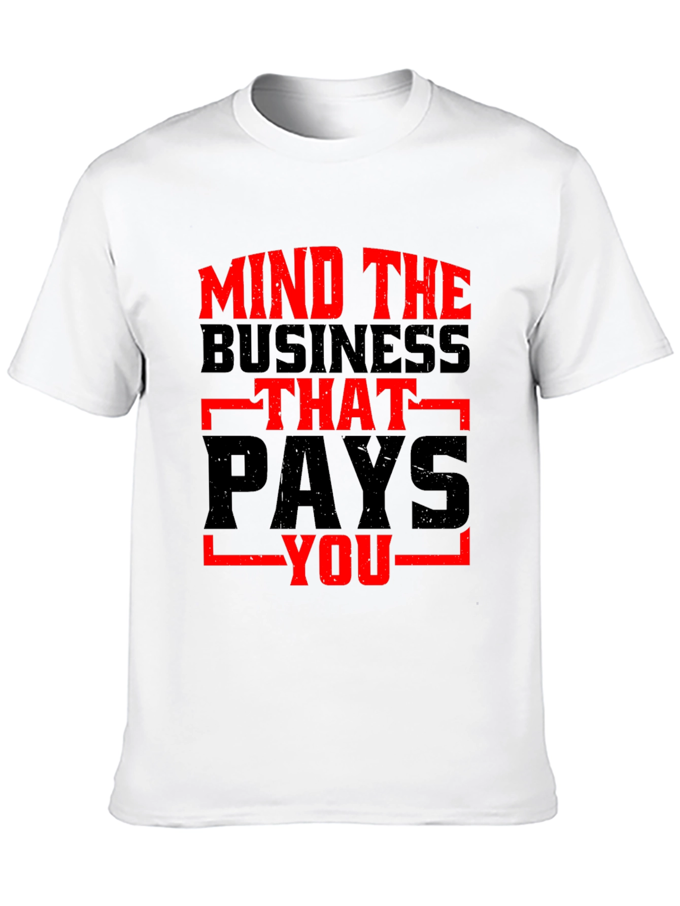 Mind the Business Graphic Tee - Bold Black Shirt
