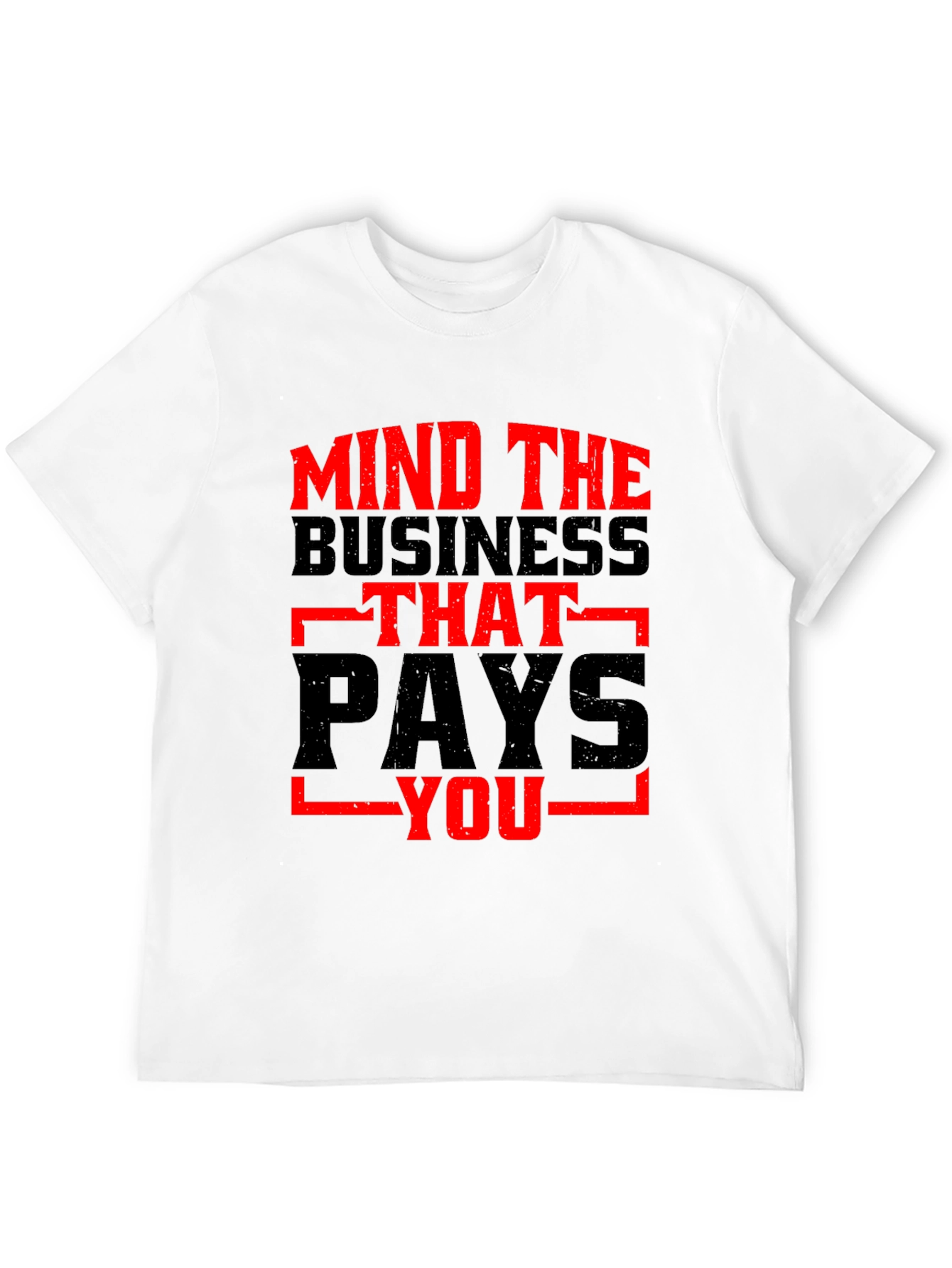 Mind the Business Graphic Tee - Bold Black Shirt