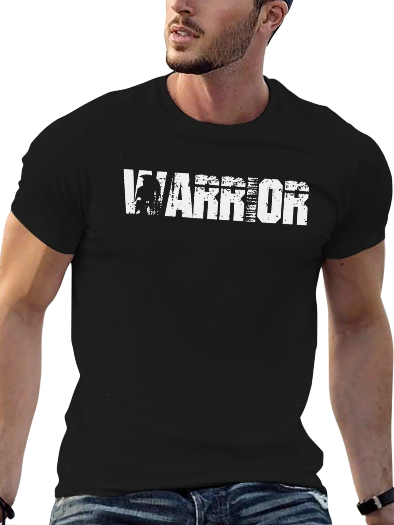 Warrior Graphic Tee - Black