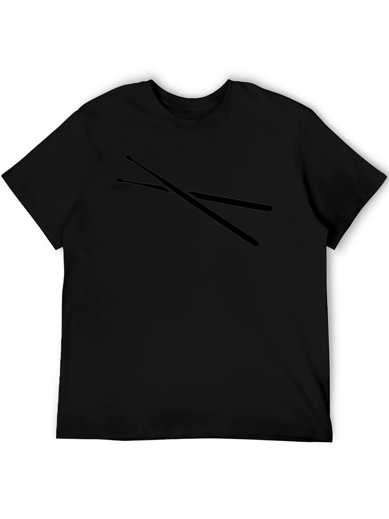 Drumstick Graphic Black T-Shirt