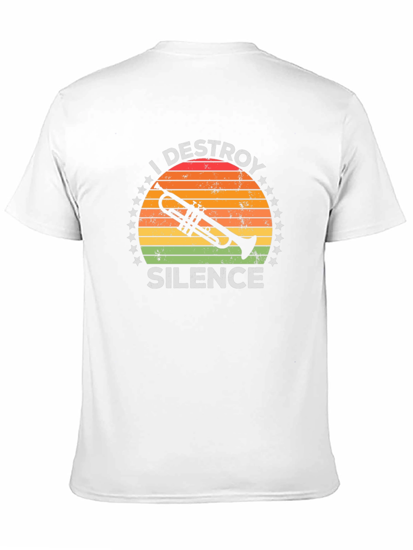 I Destroy Silence Trumpet T-Shirt