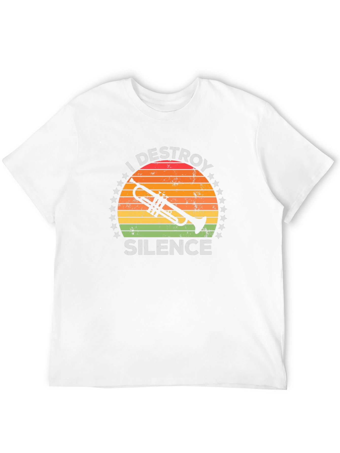 I Destroy Silence Trumpet T-Shirt