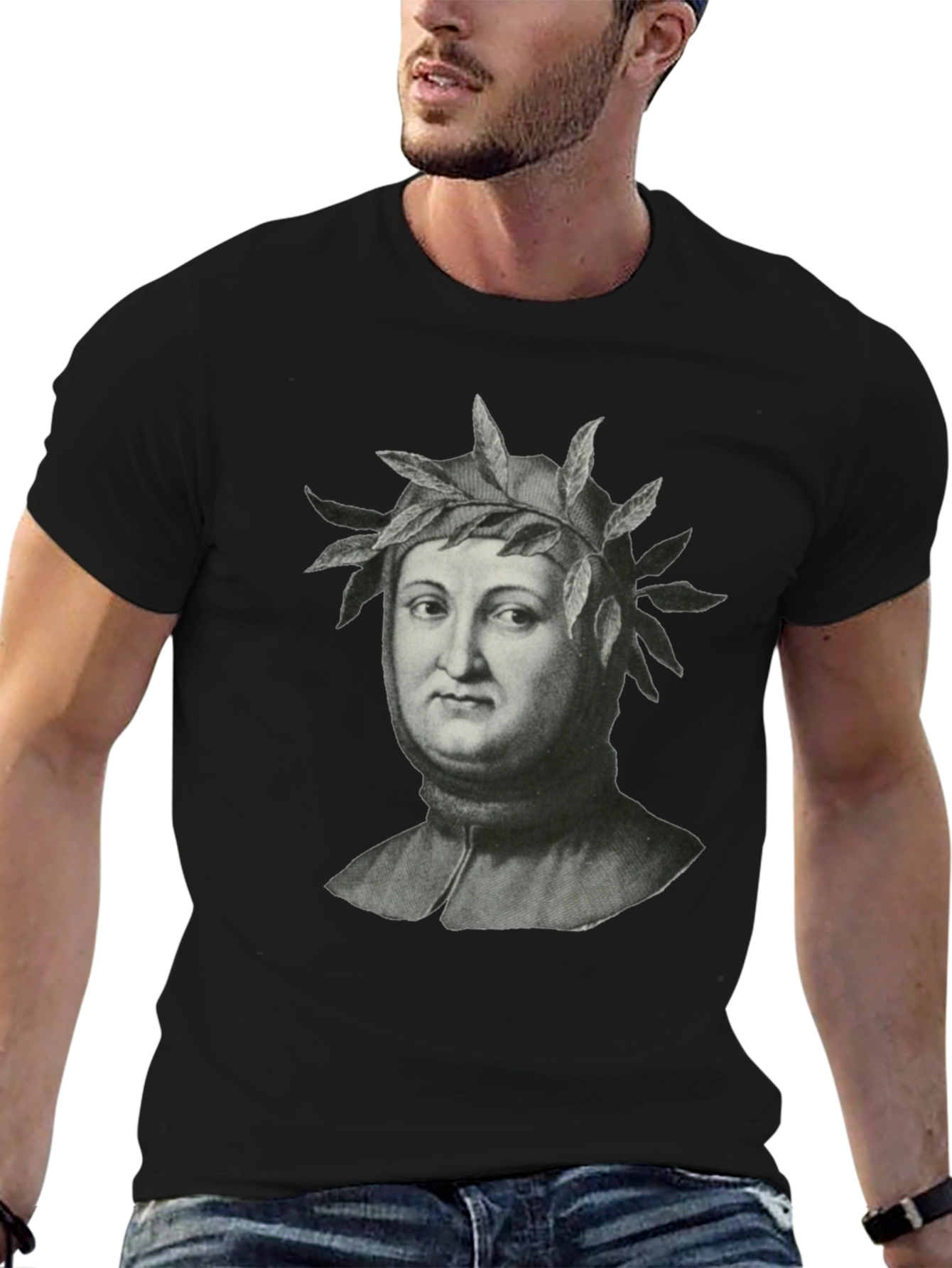 Dante Alighieri Portrait Graphic Tee