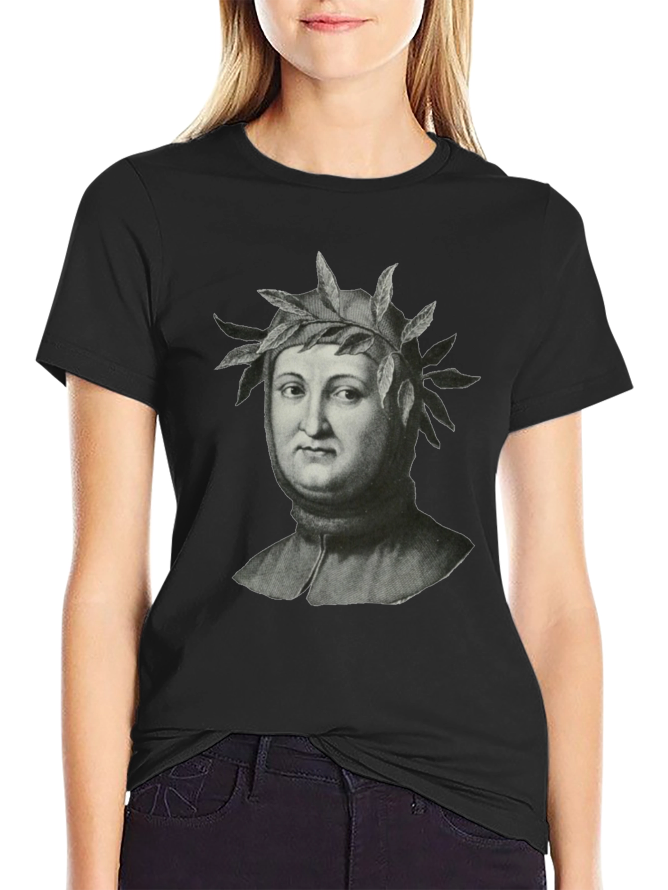 Dante Alighieri Portrait Graphic Tee