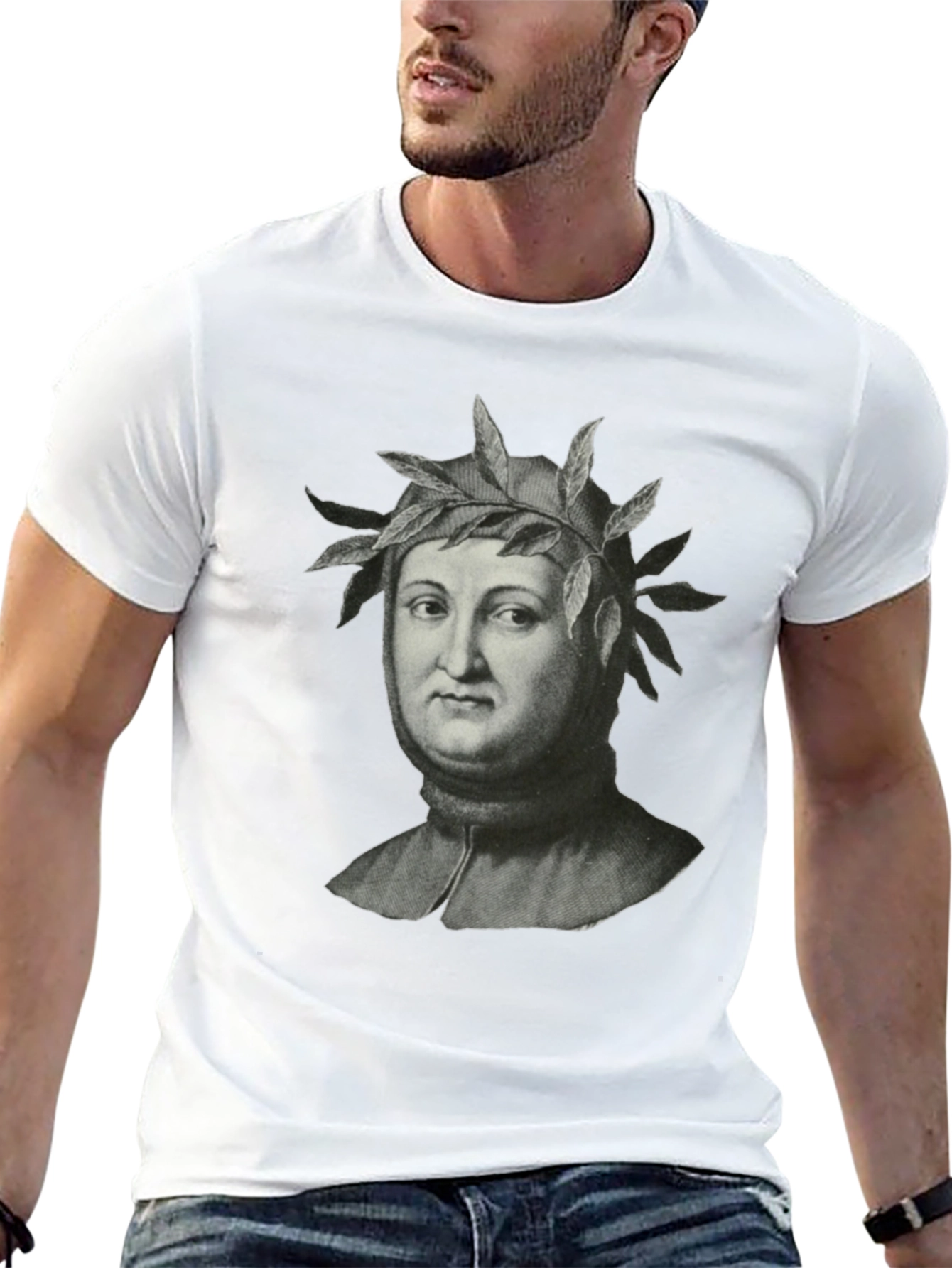 Dante Alighieri Portrait Graphic Tee