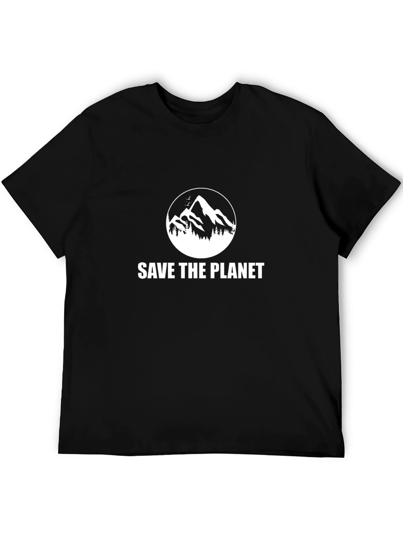 Save the Planet Graphic Tee - Black