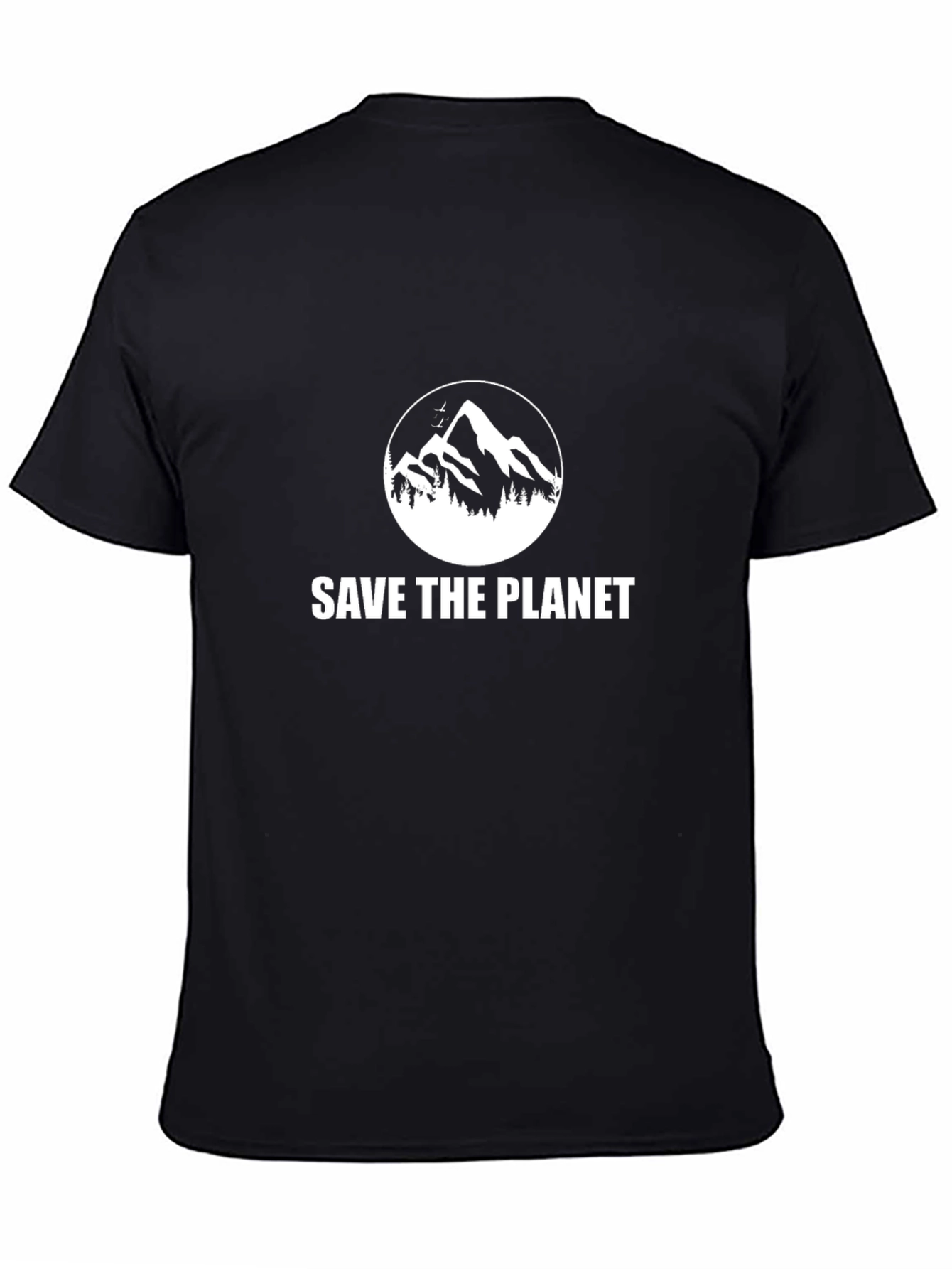 Save the Planet Graphic Tee - Black
