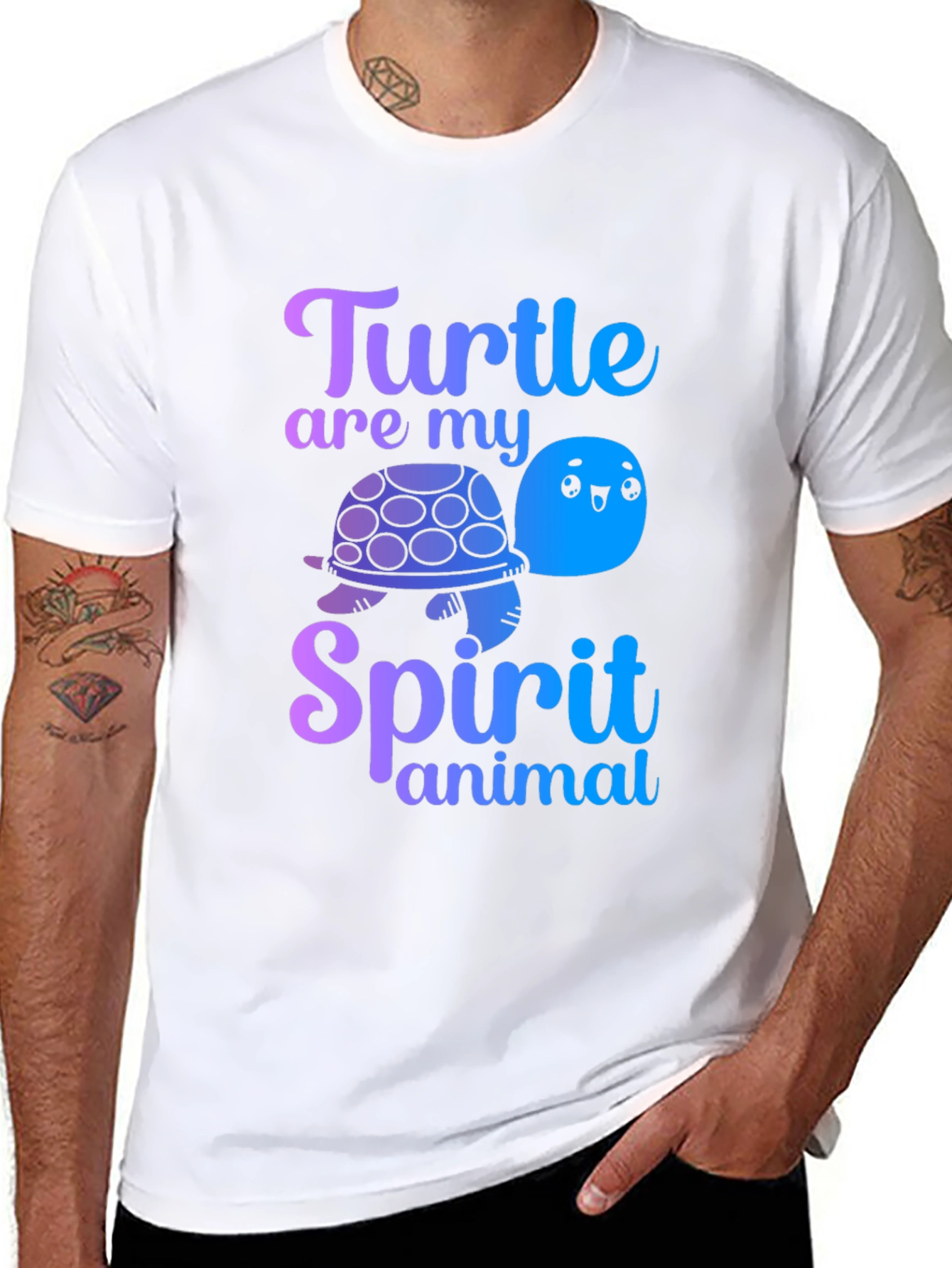 Turtle Spirit Animal Graphic Tee