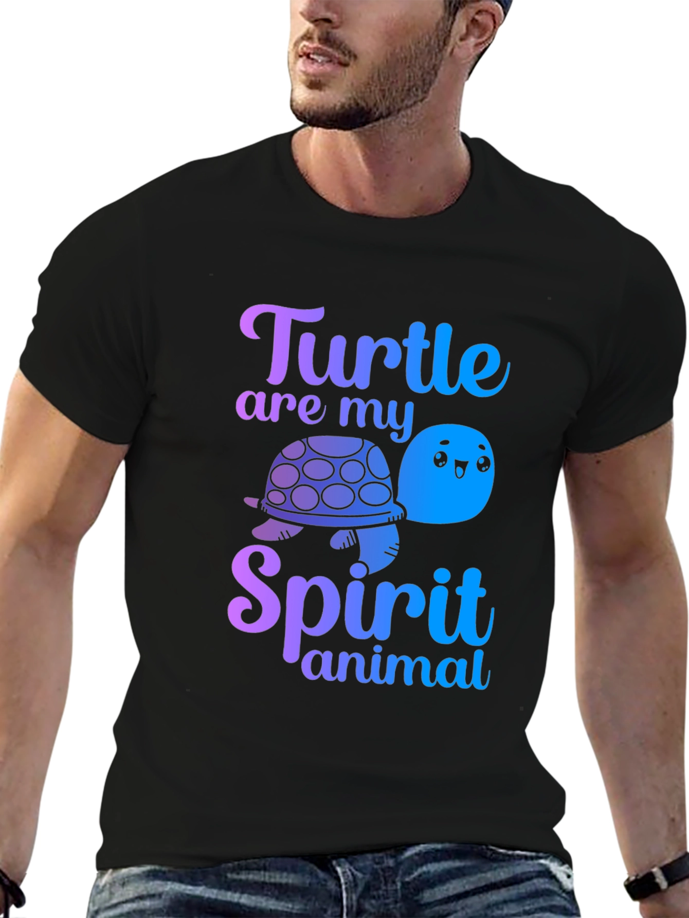 Turtle Spirit Animal Graphic Tee