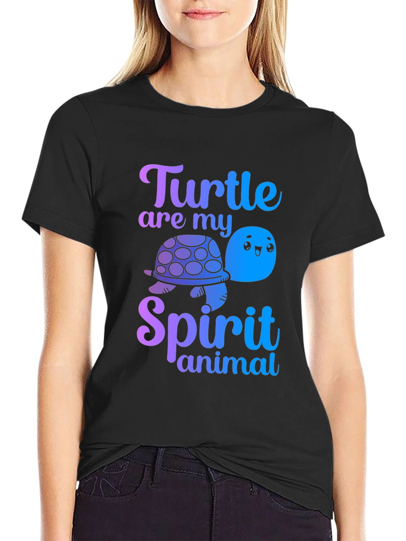 Turtle Spirit Animal Graphic Tee