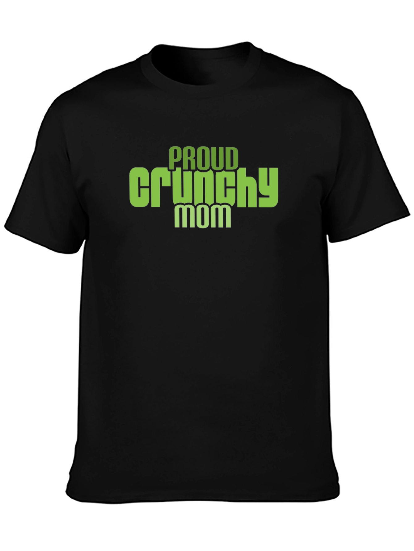 Proud Crunchy Mom Graphic T-Shirt - Soft Cotton Tee