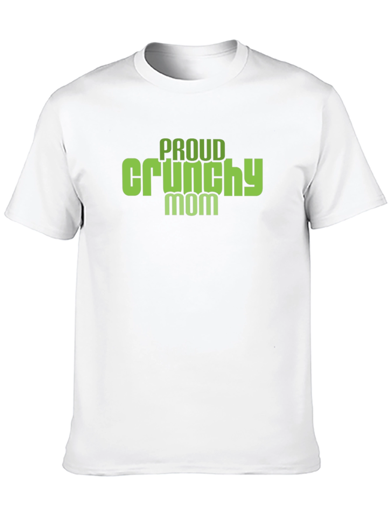 Proud Crunchy Mom Graphic T-Shirt - Soft Cotton Tee