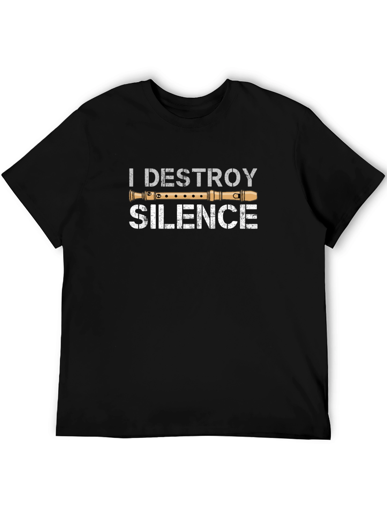 I Destroy Silence T-Shirt Music Lover Tee