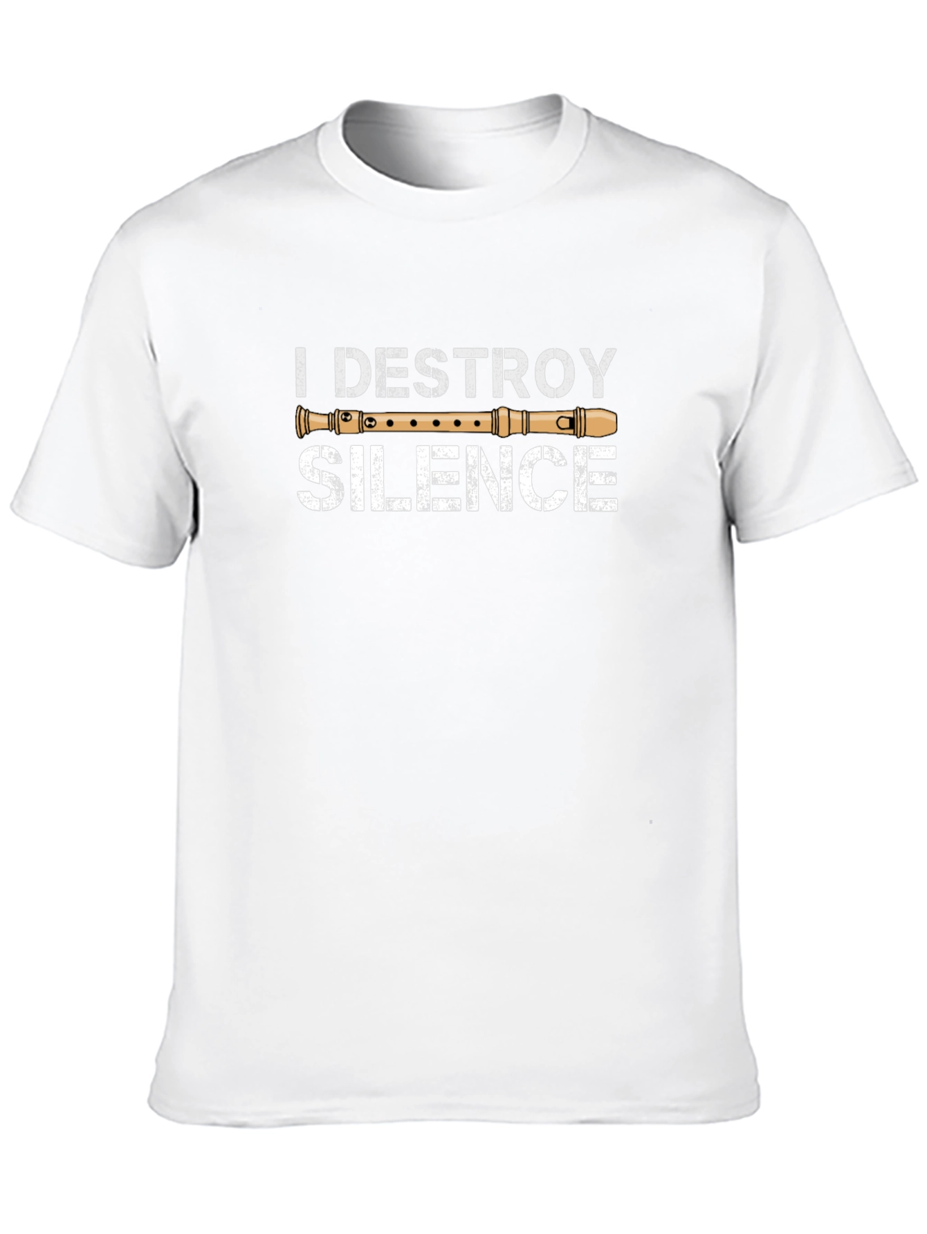 I Destroy Silence T-Shirt Music Lover Tee