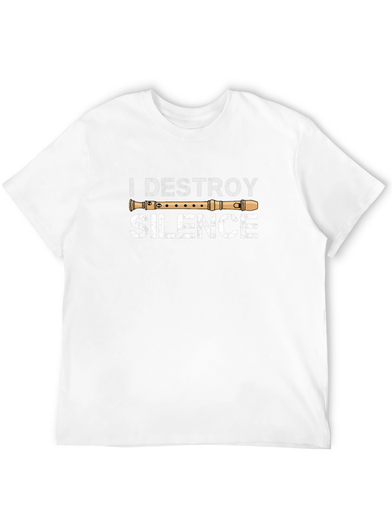 I Destroy Silence T-Shirt Music Lover Tee