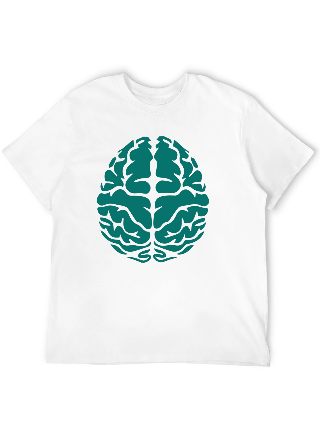 Brain Graphic Tee - Black Cotton Blend