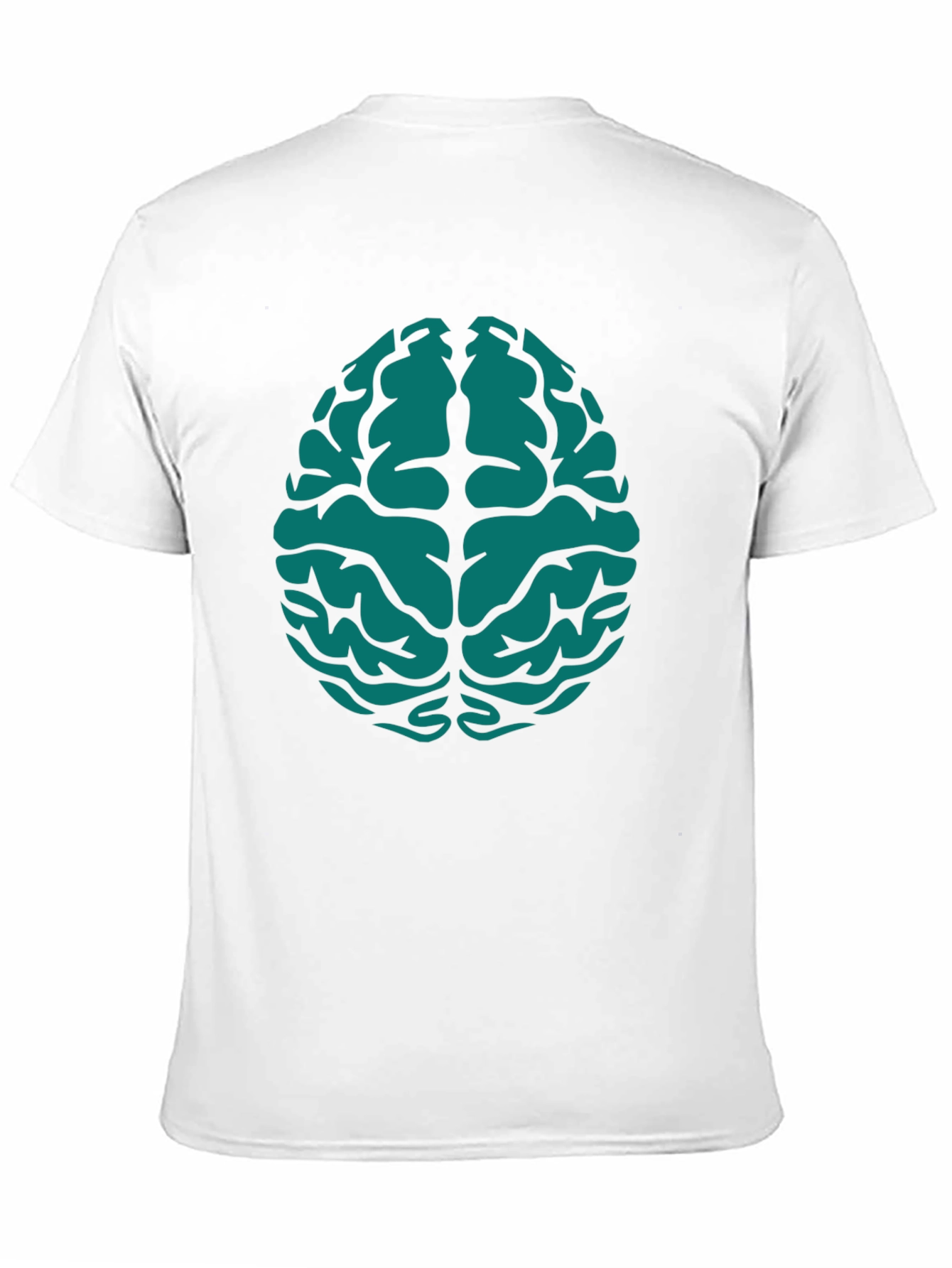 Brain Graphic Tee - Black Cotton Blend