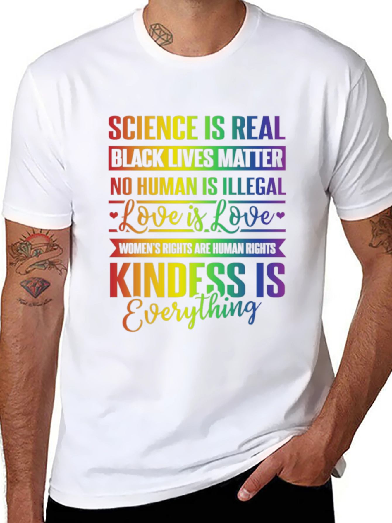 Equality & Kindness Graphic Tee