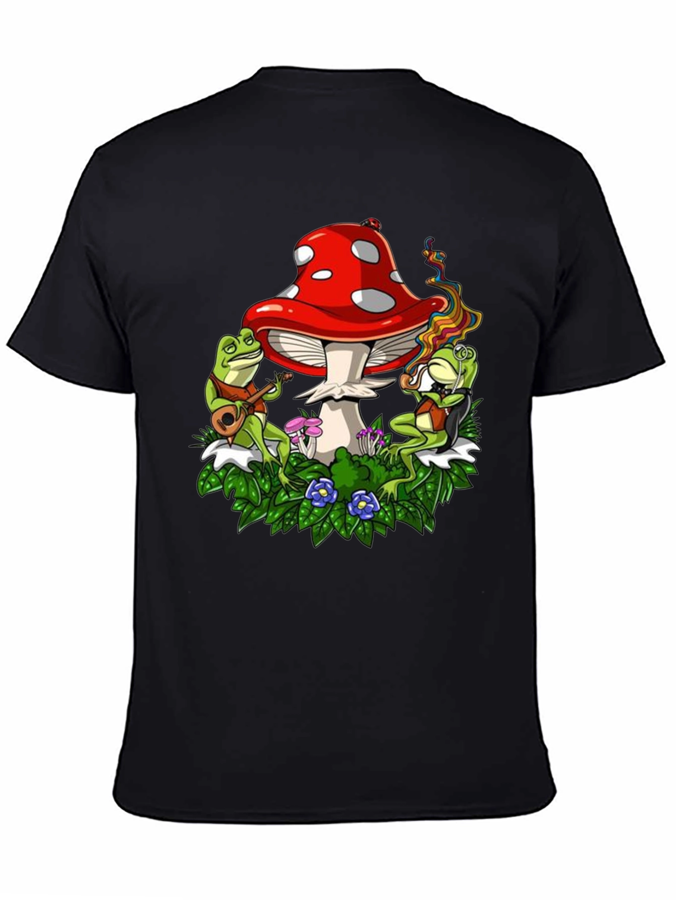 Mushroom Frog Music Graphic Tee
