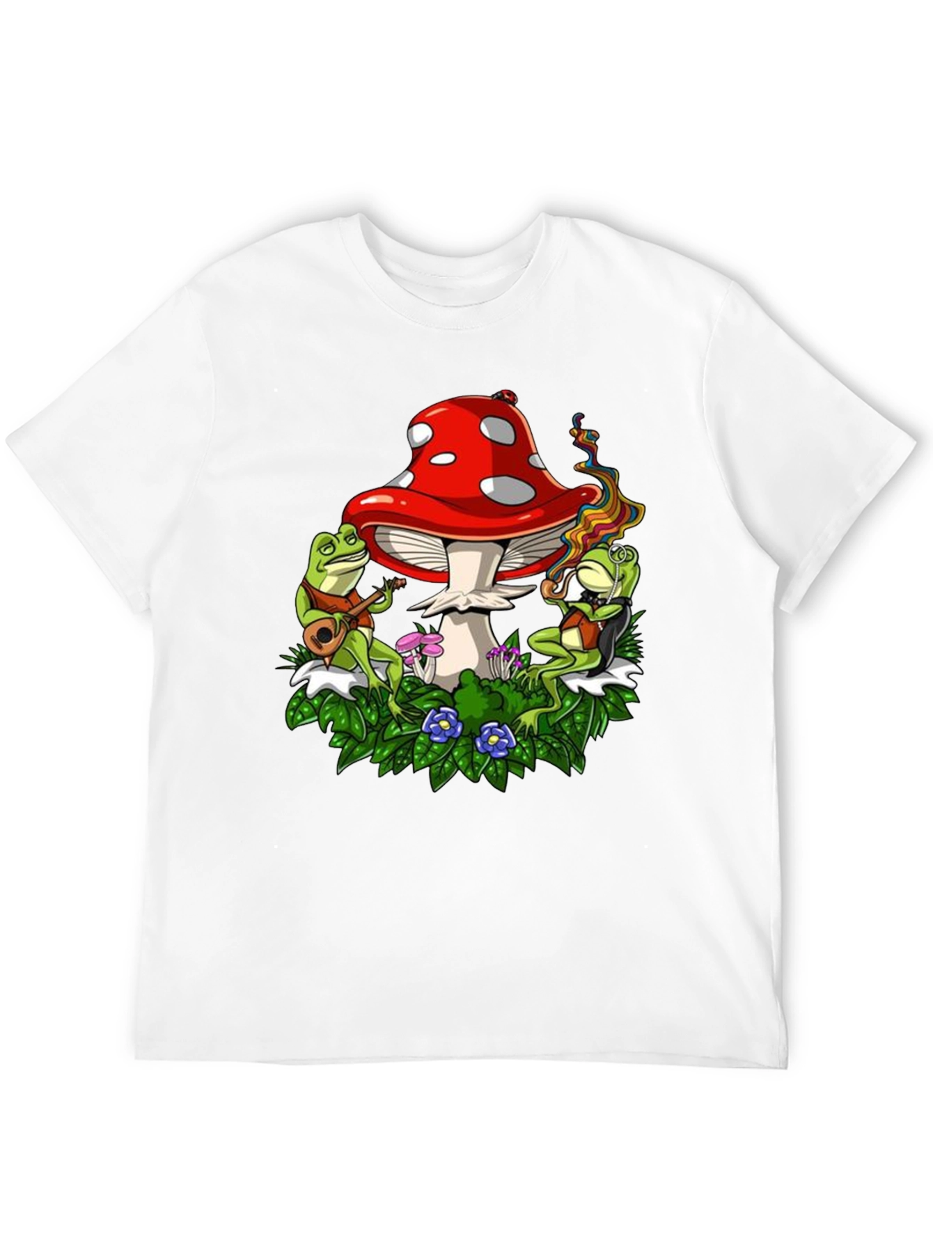 Mushroom Frog Music Graphic Tee
