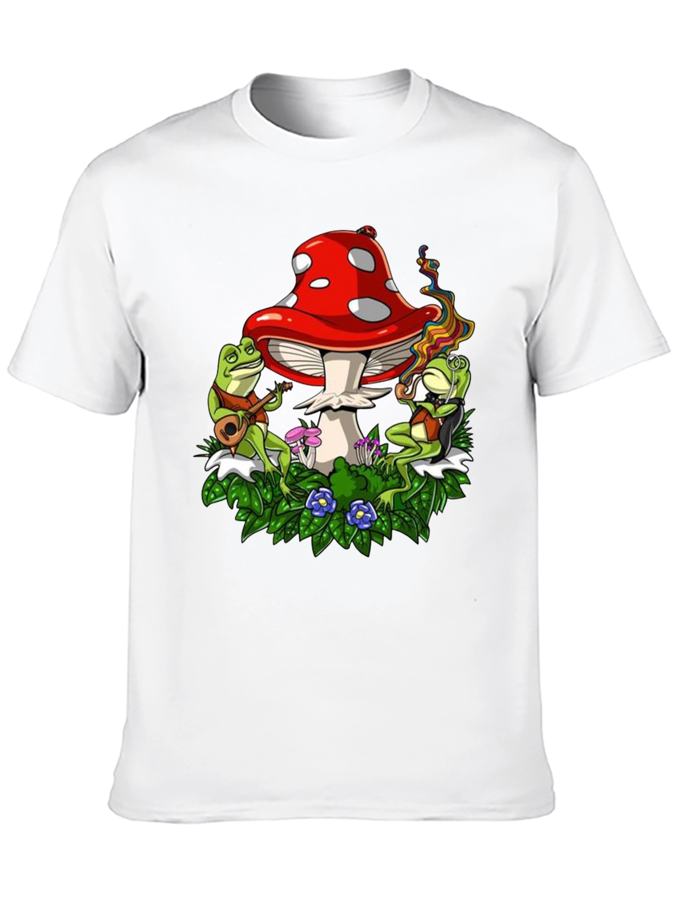 Mushroom Frog Music Graphic Tee