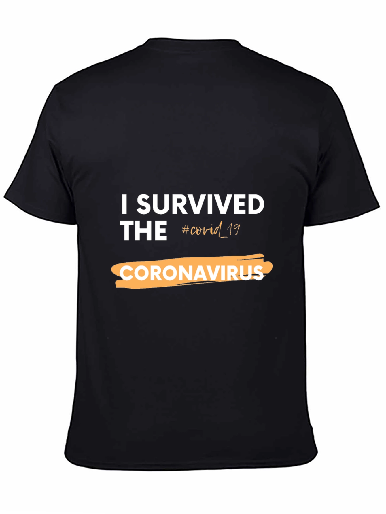 I Survived COVID-19 Black T-Shirt