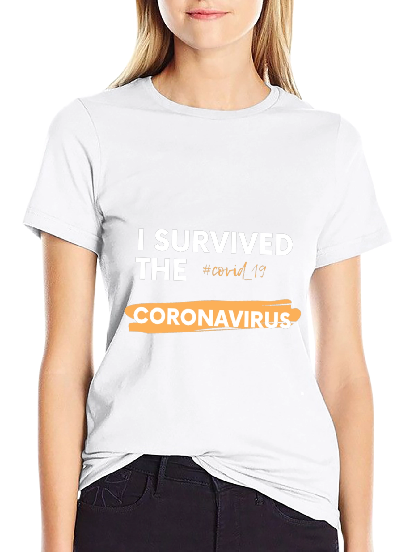 I Survived COVID-19 Black T-Shirt