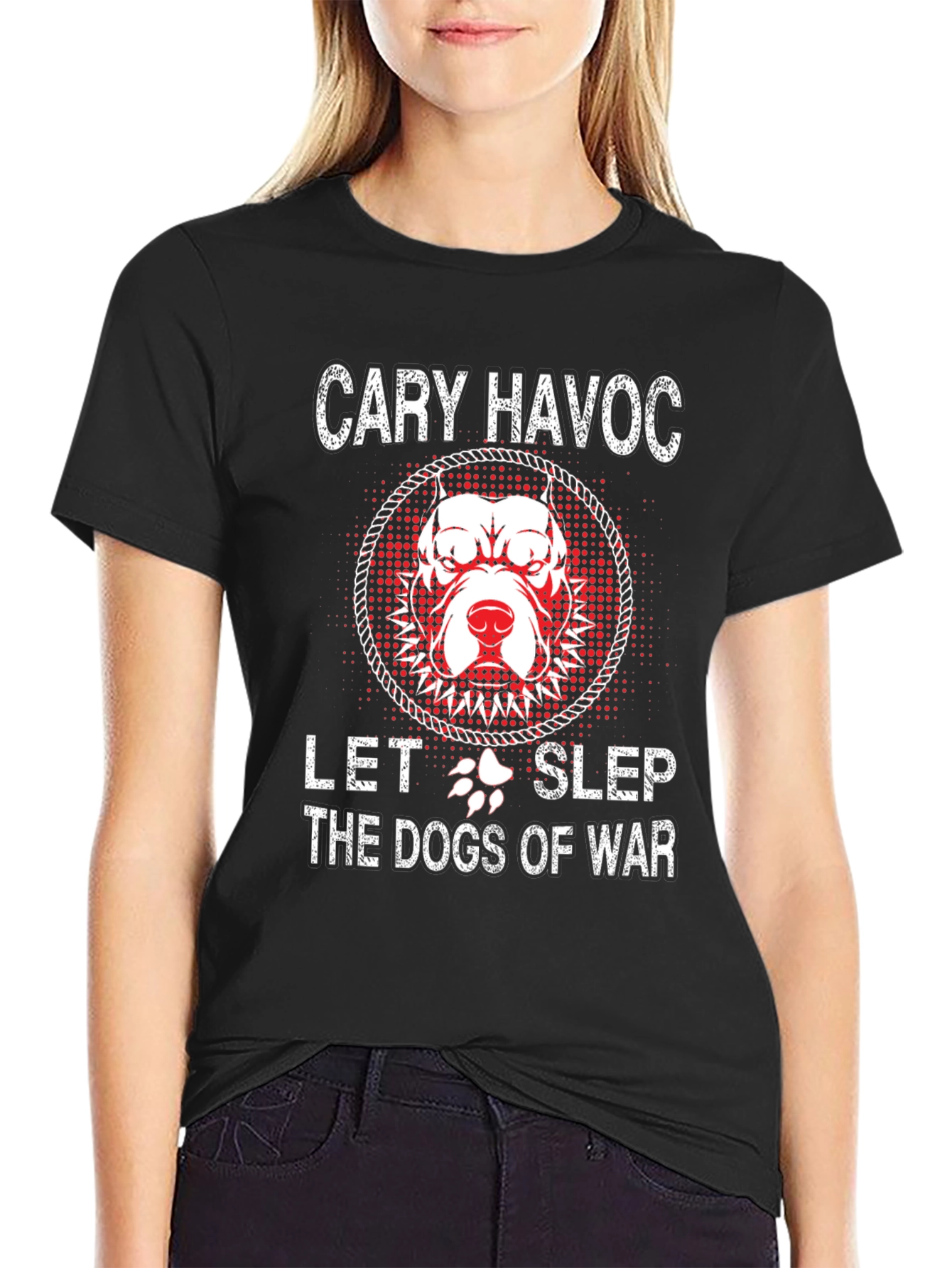 Cary Havoc Dog of War Graphic Tee