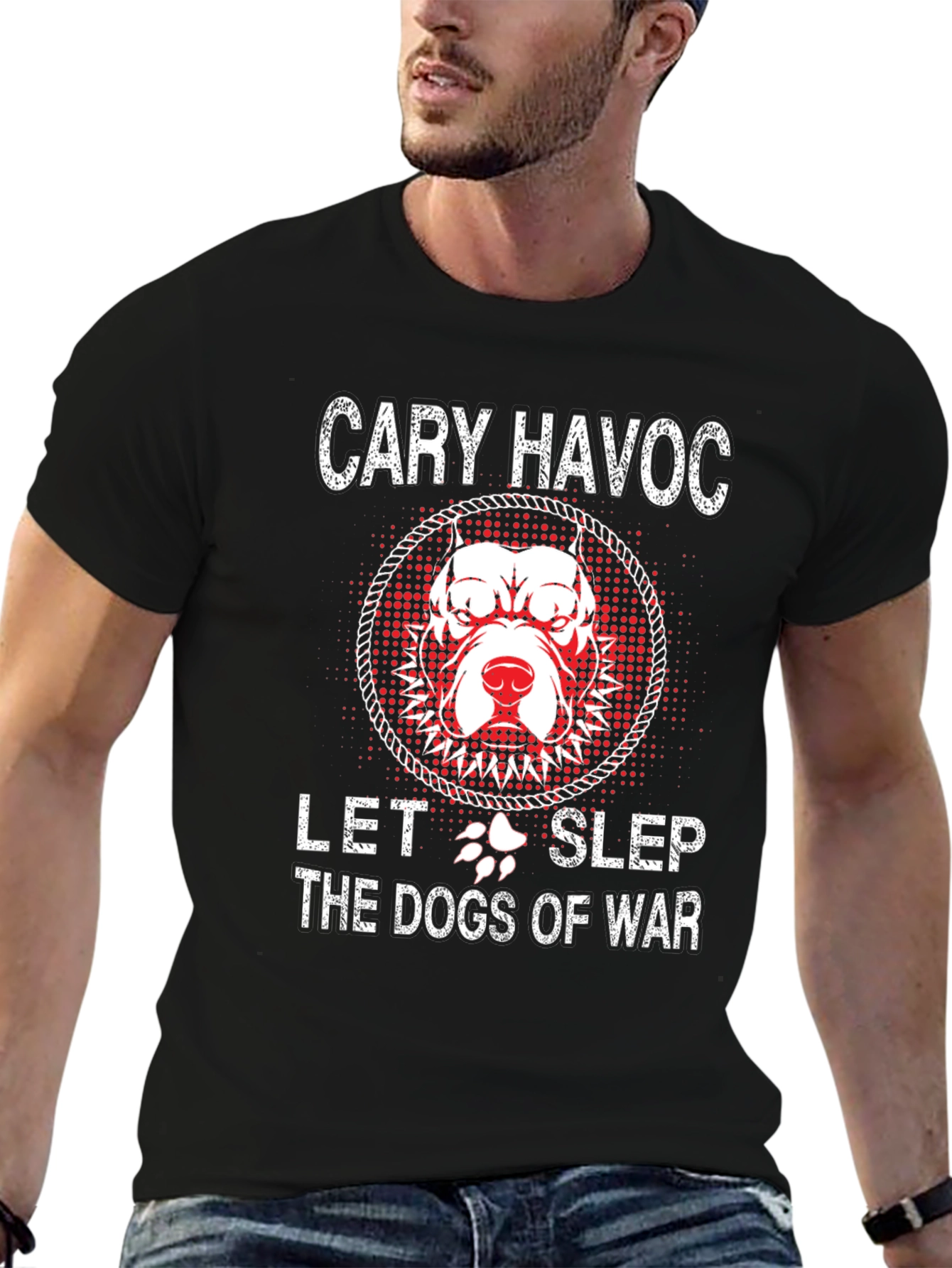 Cary Havoc Dog of War Graphic Tee