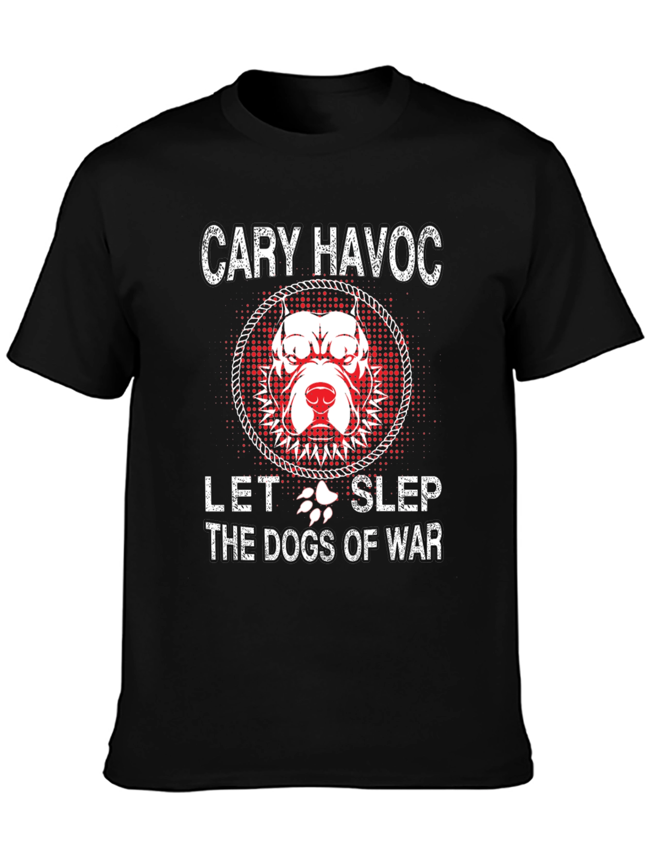 Cary Havoc Dog of War Graphic Tee