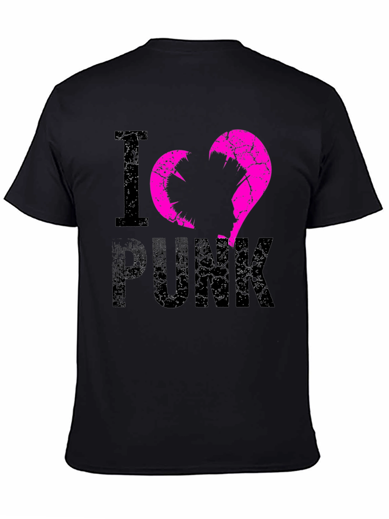 I Love Punk Graphic Tee - Edgy Streetwear
