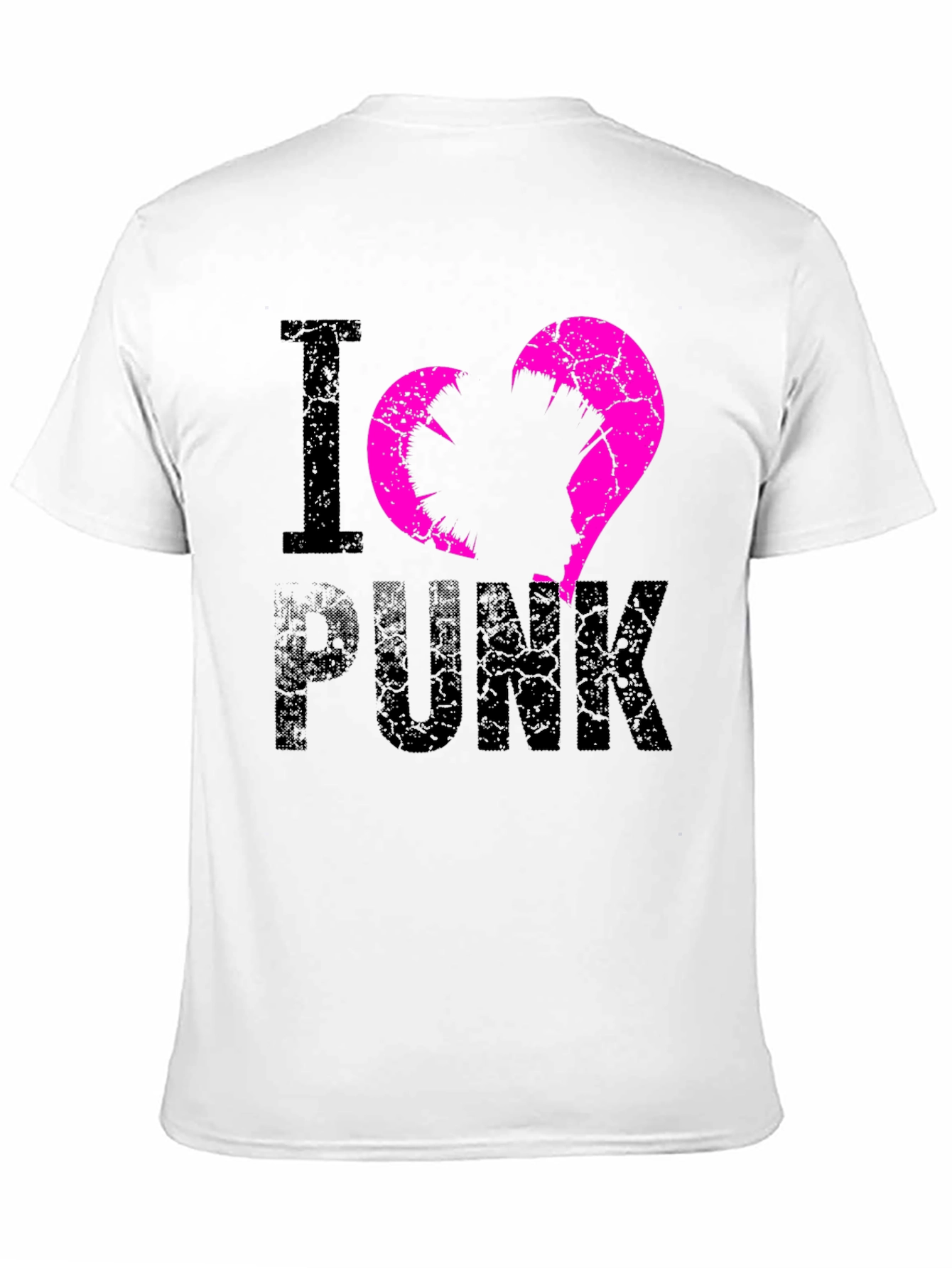 I Love Punk Graphic Tee - Edgy Streetwear