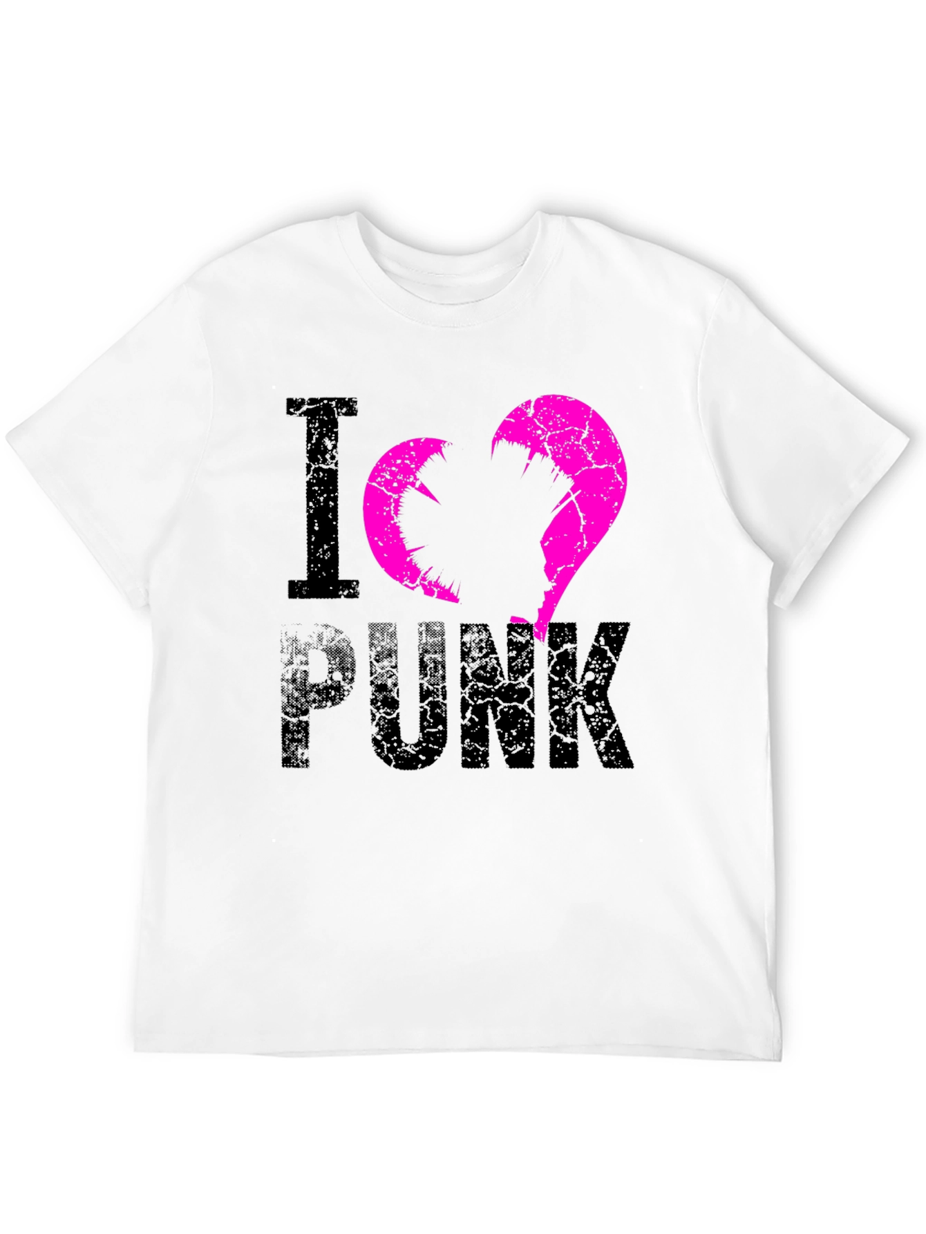 I Love Punk Graphic Tee - Edgy Streetwear
