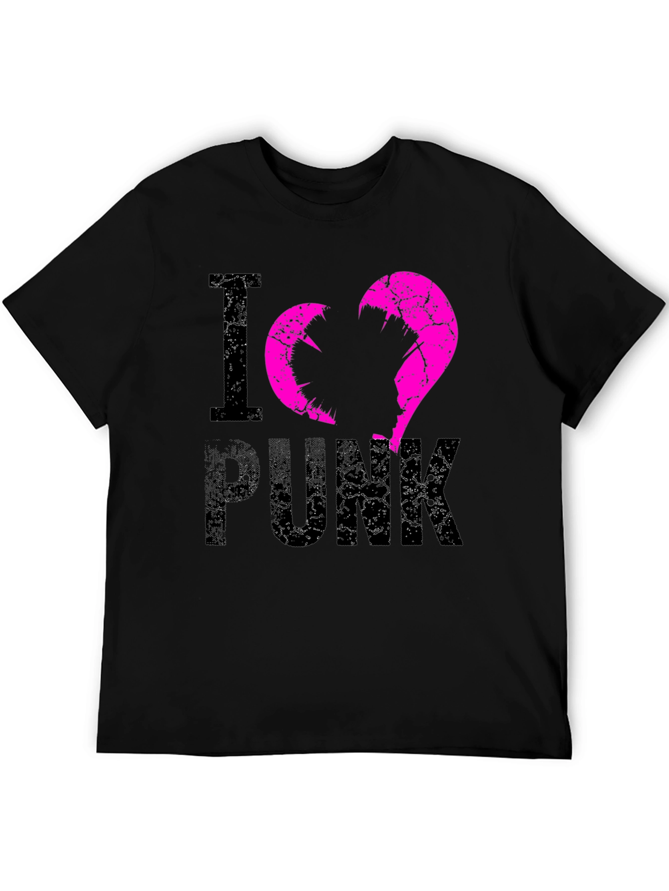 I Love Punk Graphic Tee - Edgy Streetwear