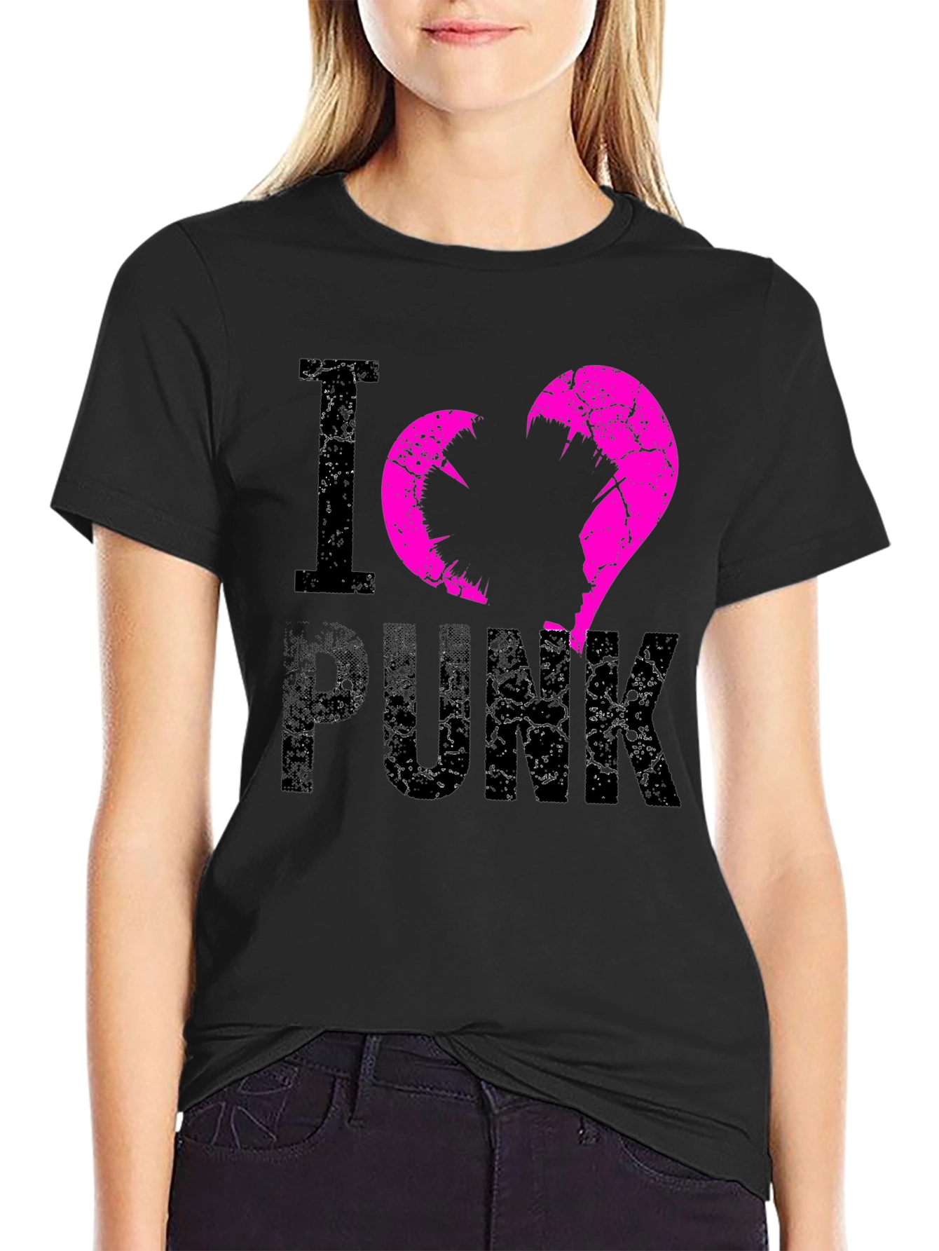 I Love Punk Graphic Tee - Edgy Streetwear