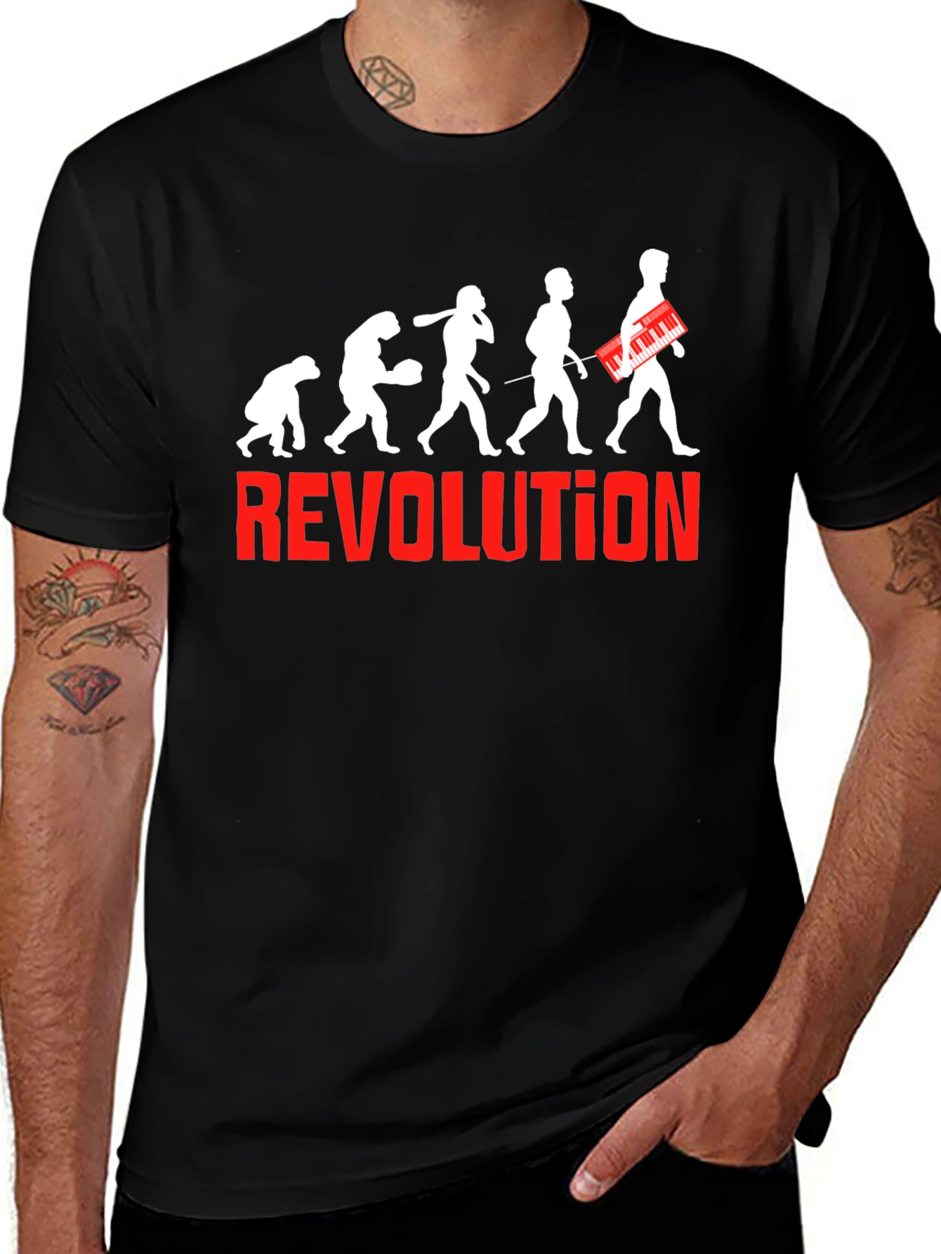 Evolution of Music Revolution T-Shirt