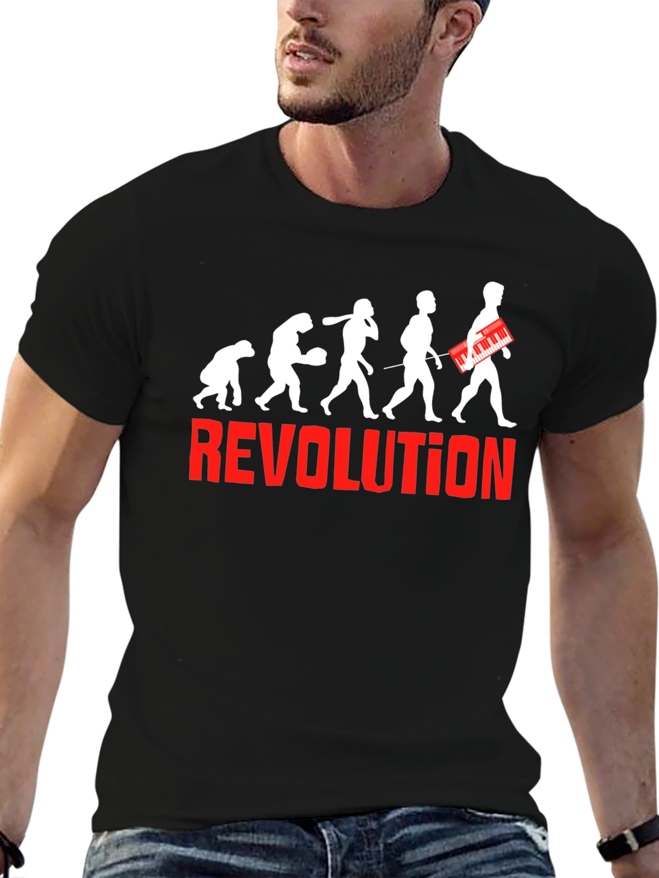 Evolution of Music Revolution T-Shirt
