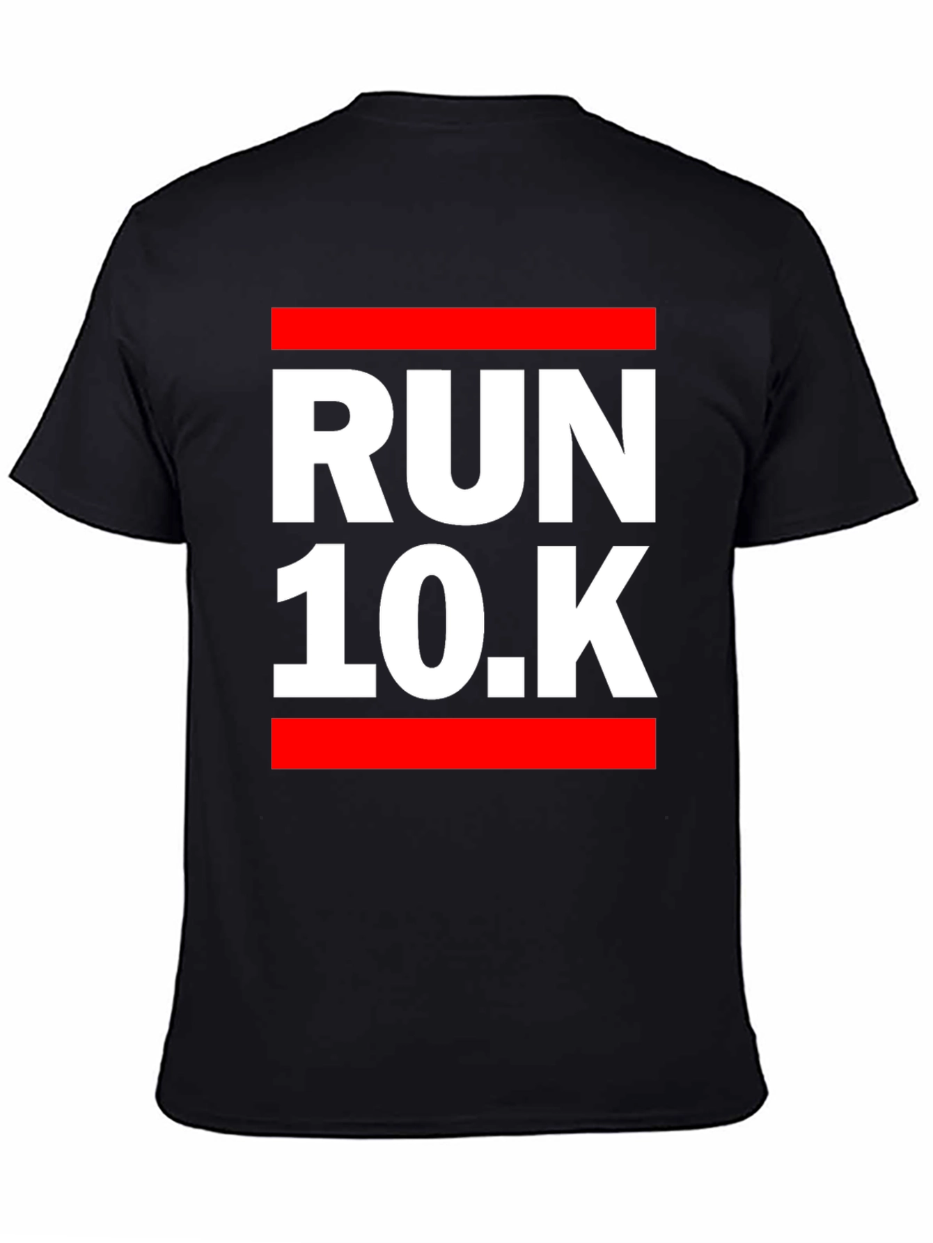 Run 10K Black Graphic Tee